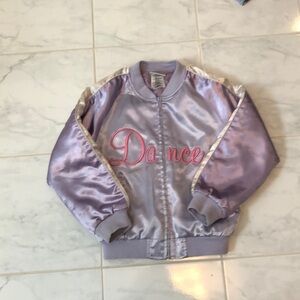 Disney girls dance satiny zip up jacket